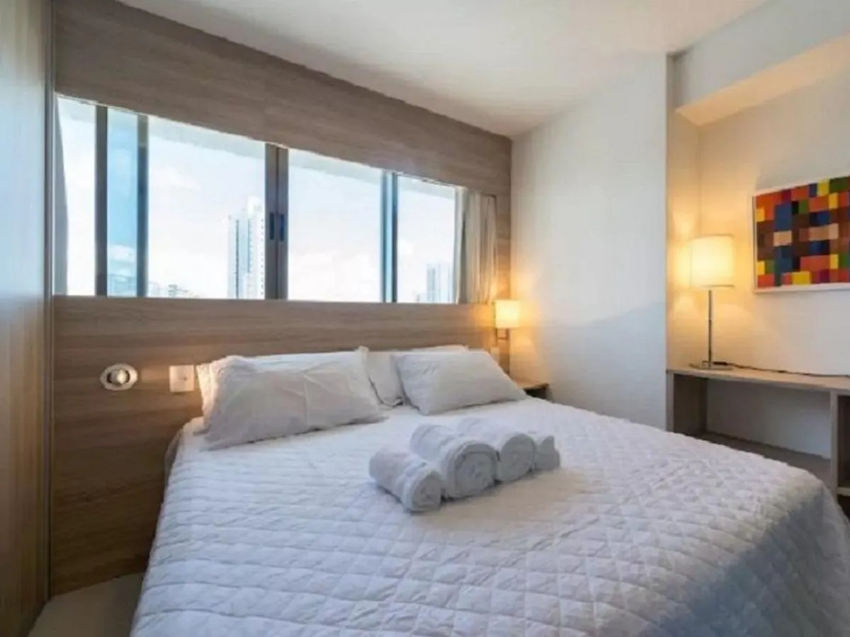 Excelente Flat Em Boa Viagem 2 Quartos Beach Class Ideal Para Familia Ou Viagens De Negocio Nob1804 Recife 0*,